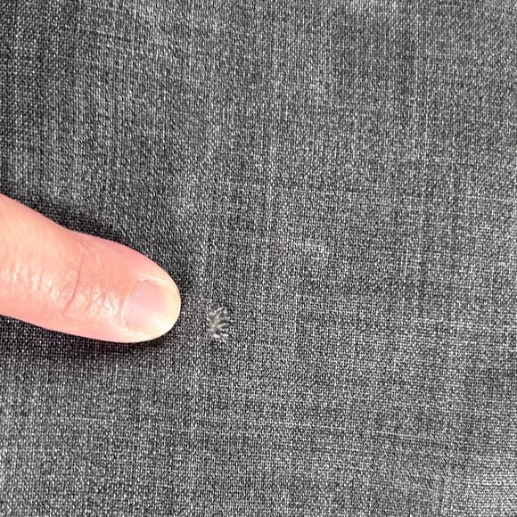 Haggar Pleated Wool Blend Dress Pants Men's 36 x 32 Gray Business Office - Picture 13 of 13